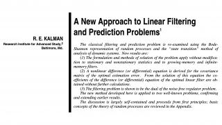 A New Approach to Linear Filtering and Prediction Problems