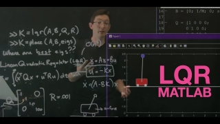 Linear Quadratic Regulator (LQR) Control for the Inverted Pendulum on a Cart [Control Bootcamp]