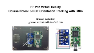 3-DOF Orientation Tracking with IMUs