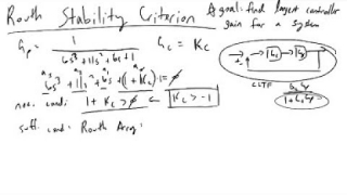 Routh Stability Criterion Intro and Example