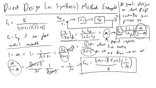 Direct Design Example for PID Controller