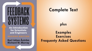 Feedback Systems: An Introduction for Scientists and Engineers