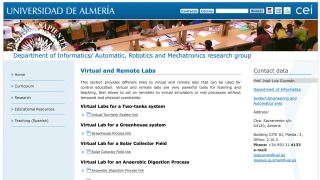 Virtual Labs for control education