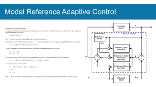 Mathworks Model Reference Adaptive Control Overview