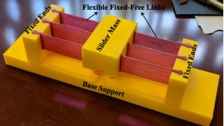 3D Printed Laboratory Equipment to Study Fundamentals of Vibrations: Compliant Parallel Arm