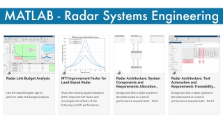 Radar Systems Engineering MATLAB Documentation and Examples