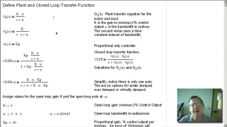 Peter Ponders PID - Controlling non-integrating single pole system.  Part 1 & 2