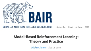 Model-Based Reinforcement Learning: Theory and Practice