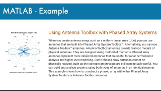 Using Antenna Toolbox with Phased Array Systems