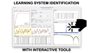 Learning Linear System Identification using Interactive Tools for Process Control 