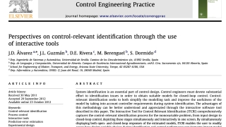 Perspectives on Control-Relevant Identification Through the Use of Interactive Tools