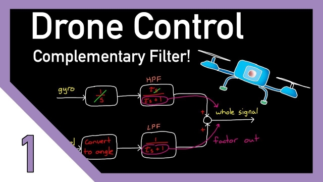 Drone Control and the Complementary Filter