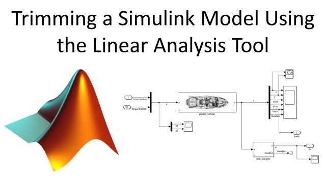 Trimming a Simulink Model Using the Linear Analysis Tool