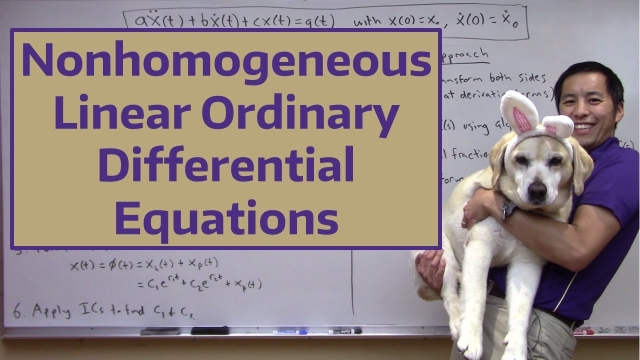 Nonhomogeneous Linear Ordinary Differential Equations