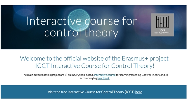 Interactive Course for Control Theory