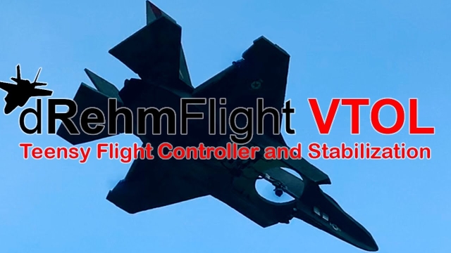 dRehmFlight VTOL - Teensy (Arduino) Flight Controller and Stabilization