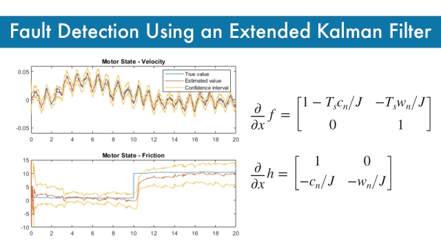 MATLAB Example: Fault Detection Using an Extended Kalman Filter