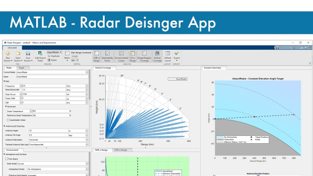 Matlab Radar Designer App
