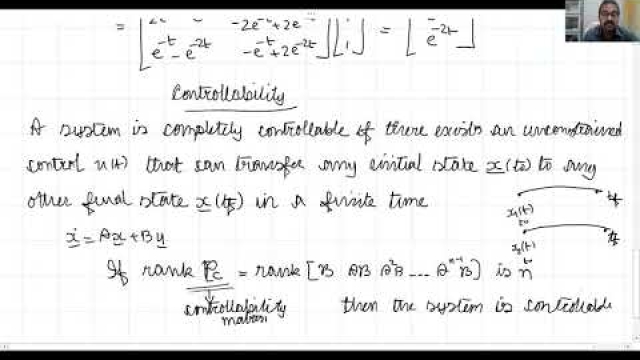 Lecture 31: Time response, Controllability and Observability