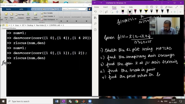 Control Systems with MATLAB - Root Locus